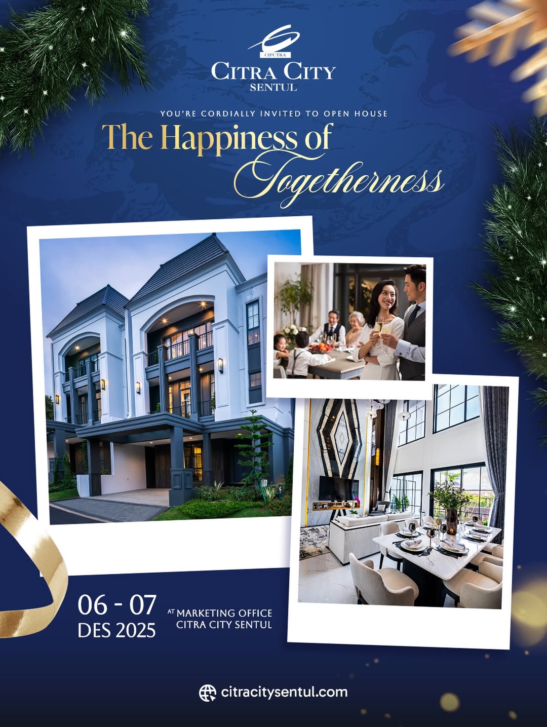 Yuk, rayakan kebahagiaan bersama keluarga di musim liburan ini dengan datang ke CITRA CITY Sentu