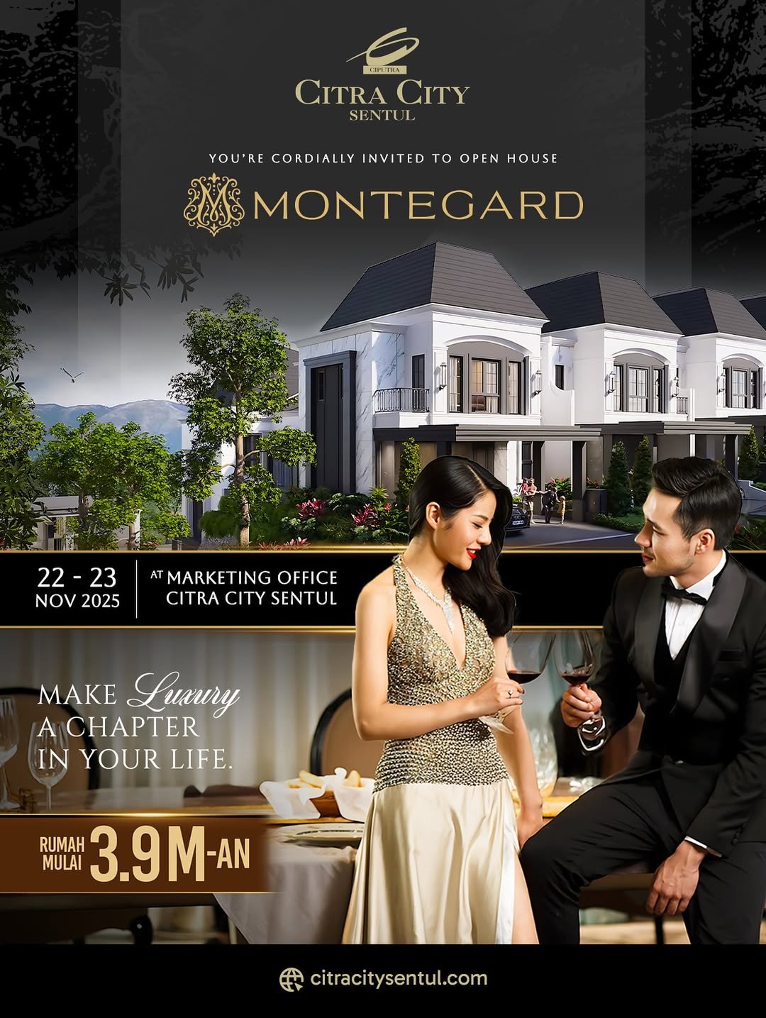 ✨ Make luxurious living a part of your life with your loved ones.Menghadirkan pesona kemewahan d